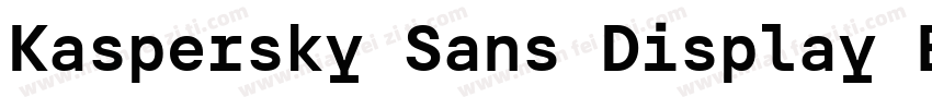 Kaspersky Sans Display Bold字体转换